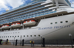 На круизном лайнере Diamond Princess выявлены новые зараженные коронавирусом